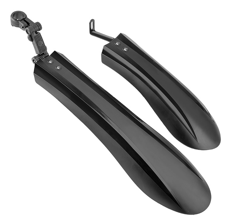 Комплект крыльев 24"-26" XGNB-062-1, FAT-bike, пластик, чёрные 610220