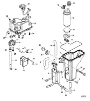 Паросепаратор 4-Х ТАКТНОГО ПЛМ MERCURY 60 Серийный номер от 1C000001 до 1C050251