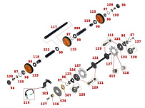 ПОДВЕСКА ЗАДНЯЯ (ЧАСТЬ 3) СНЕГОХОДА IRBIS TUNGUS 400/500L/600L