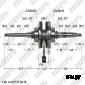 Вал коленчатый в сборе 4Т 152QMI,157QMJ (GY6) 